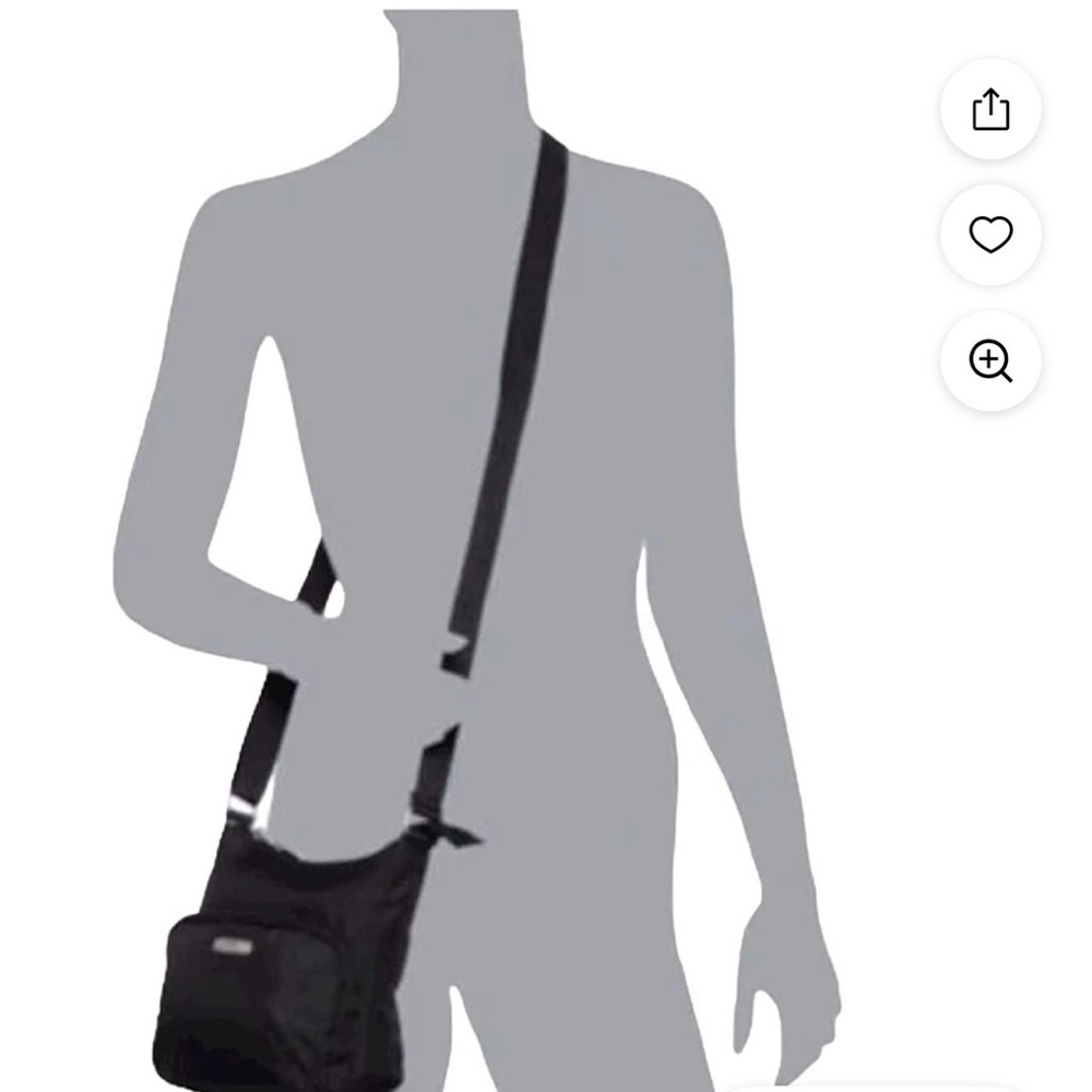 Baggallini Joey Large Crossbody Black - Picture 4 of 12